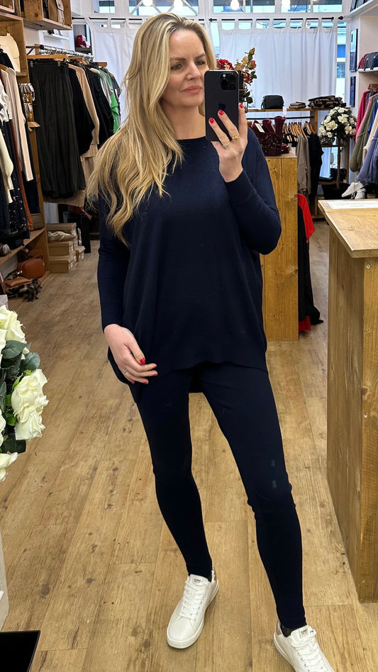 Navy loungewear set