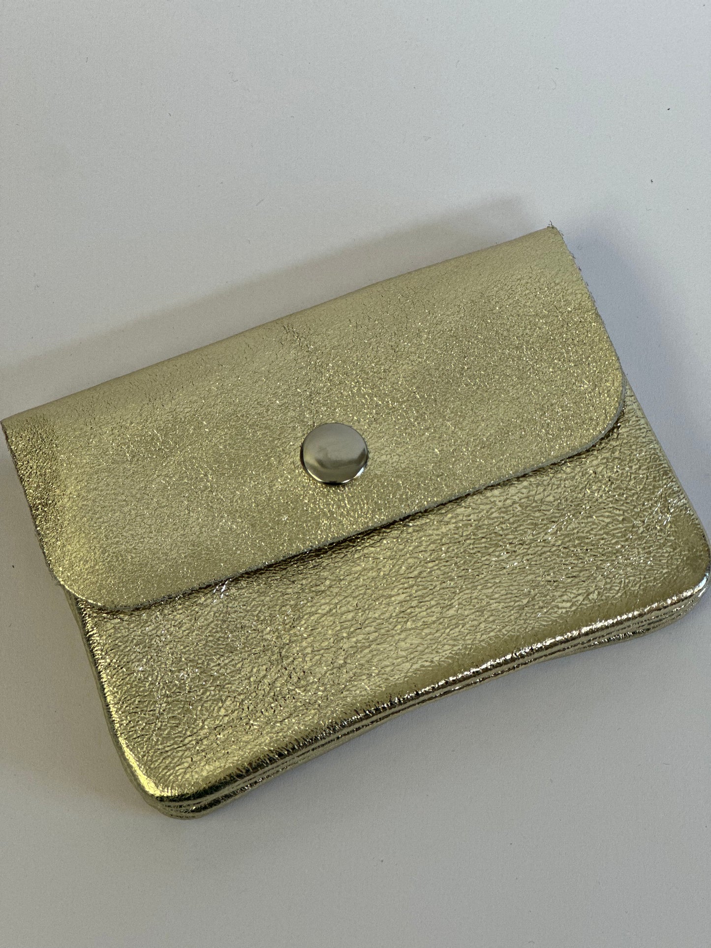 Metallic leather coin purses - Variety of colours
