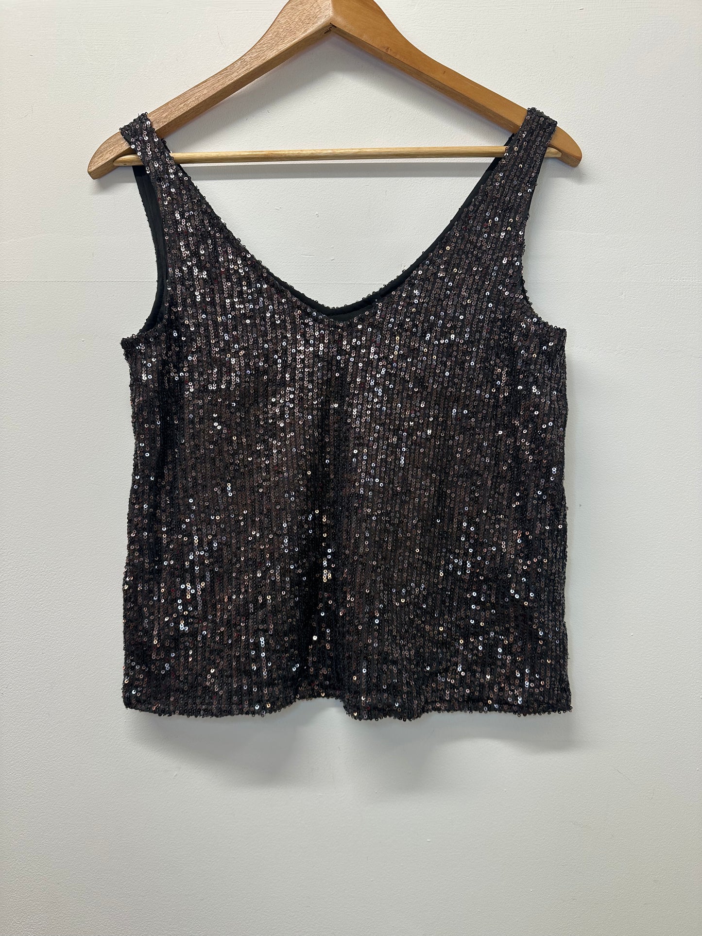 Black Sequin Top