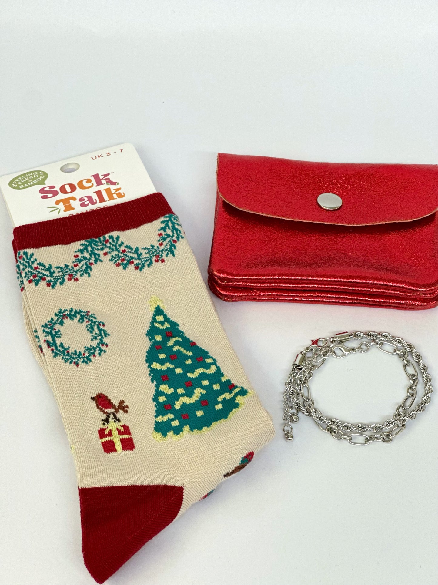 Christmas Robin / Sausage Dog Sock Set