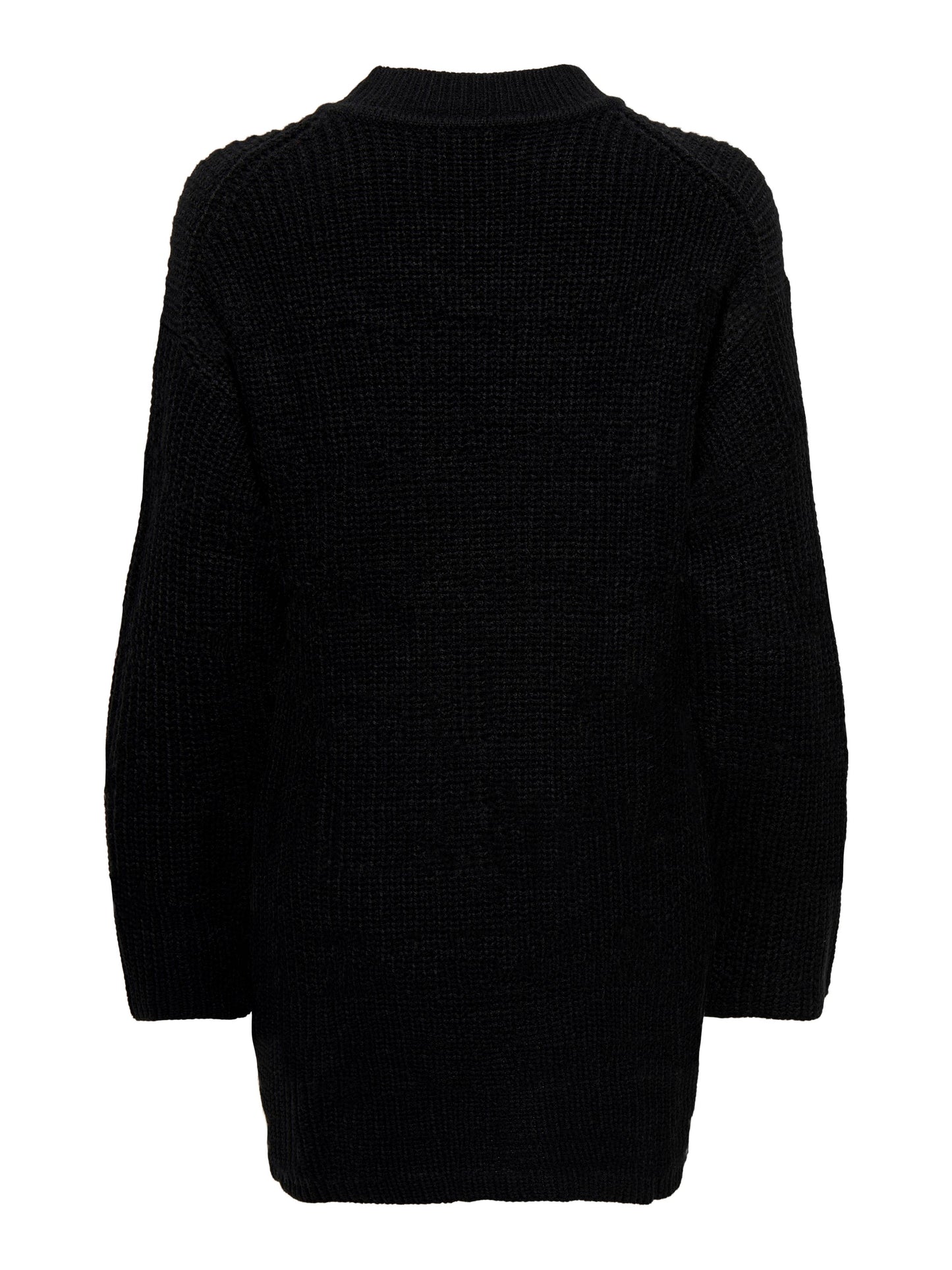 Black knitted jumper dress