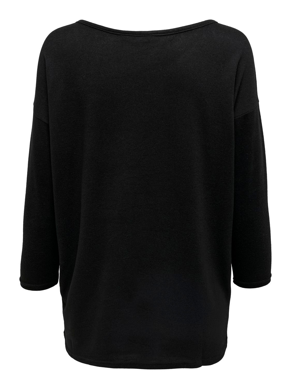 Black loose fit top