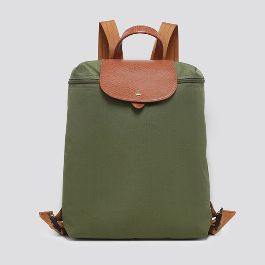 Fabric Backpack - Khaki Colour