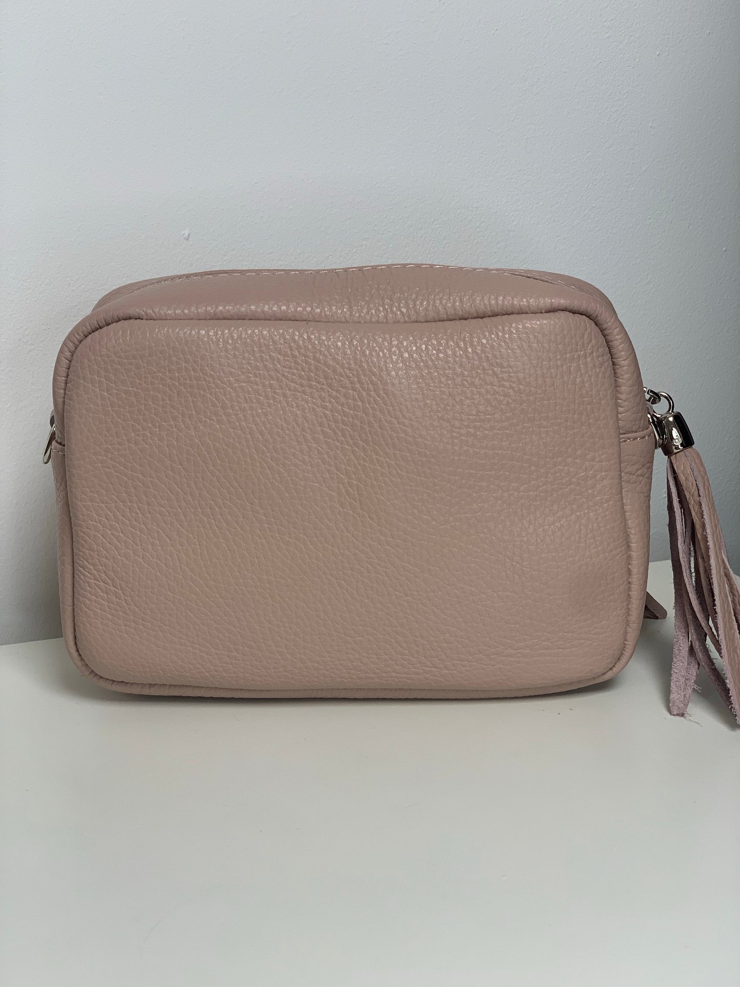 Nude Camera Bag - Real Leather
