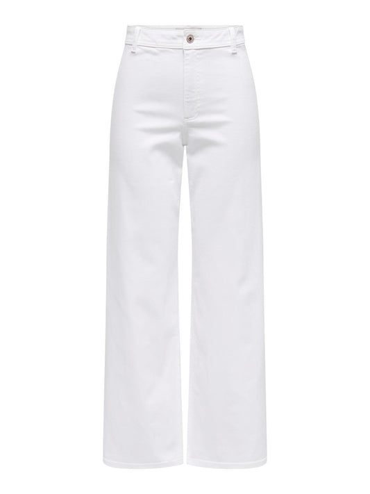 High Waisted Soft Stretch Jeans - White