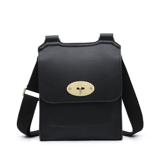 Black cross over shoulder bag