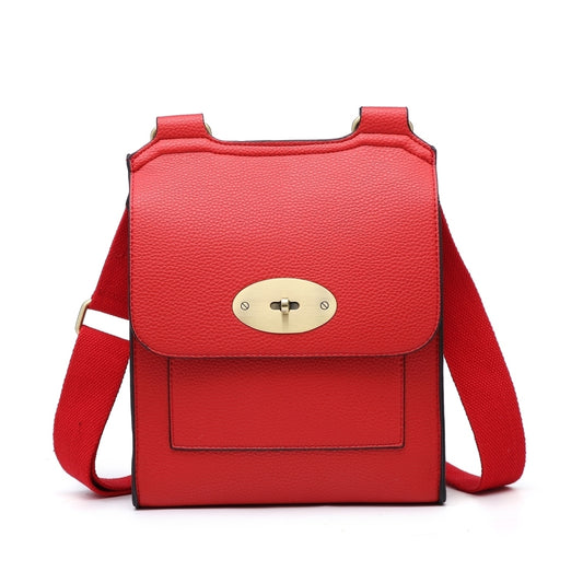 Red cross over shoulder bag