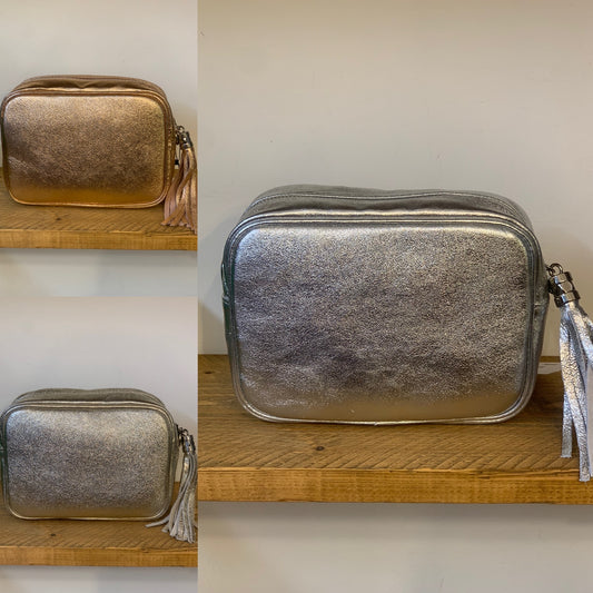 Metallic leather bags - variety of colours