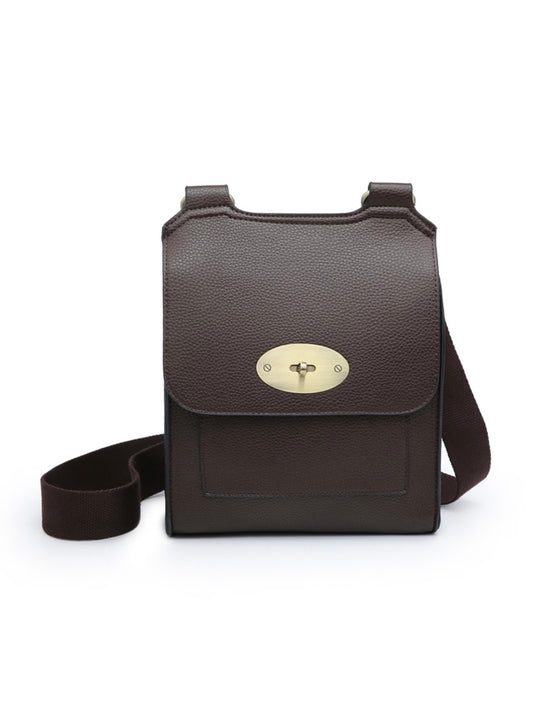 Chocolate Brown cross over shoulder bag