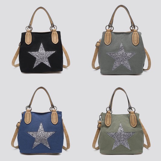 Canvas star bag - Variety of colours